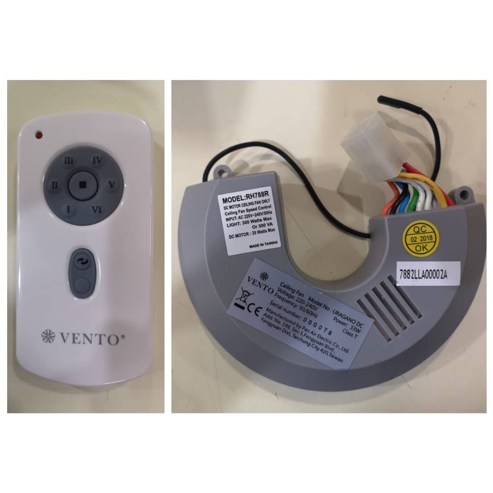 NSB URAGANO DC CEILING FAN PCB/REMOTE CONTROL Shopee Malaysia