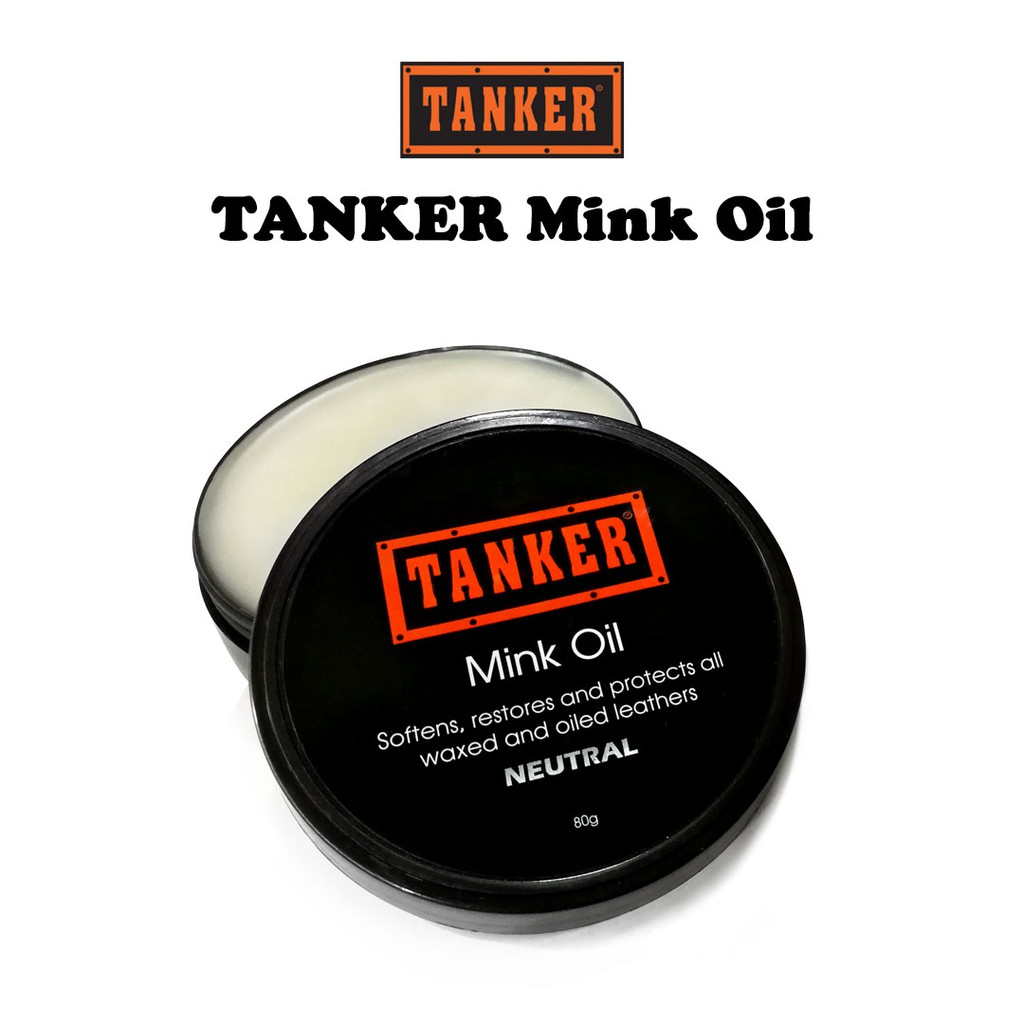 Tanker Mink Oil (80g) - Suitable For All Type of Leather (Brush Excluded)