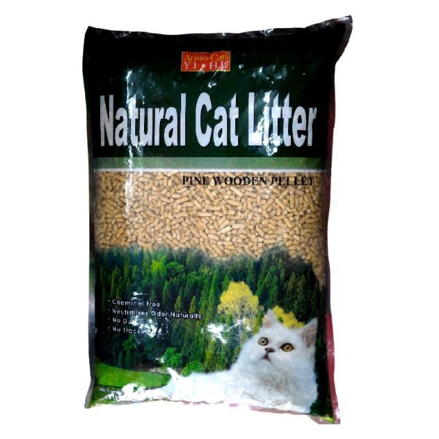 AristoCats Yi.Hu Natural Wooden Pine Cat Litter 10kg / Natural Cat