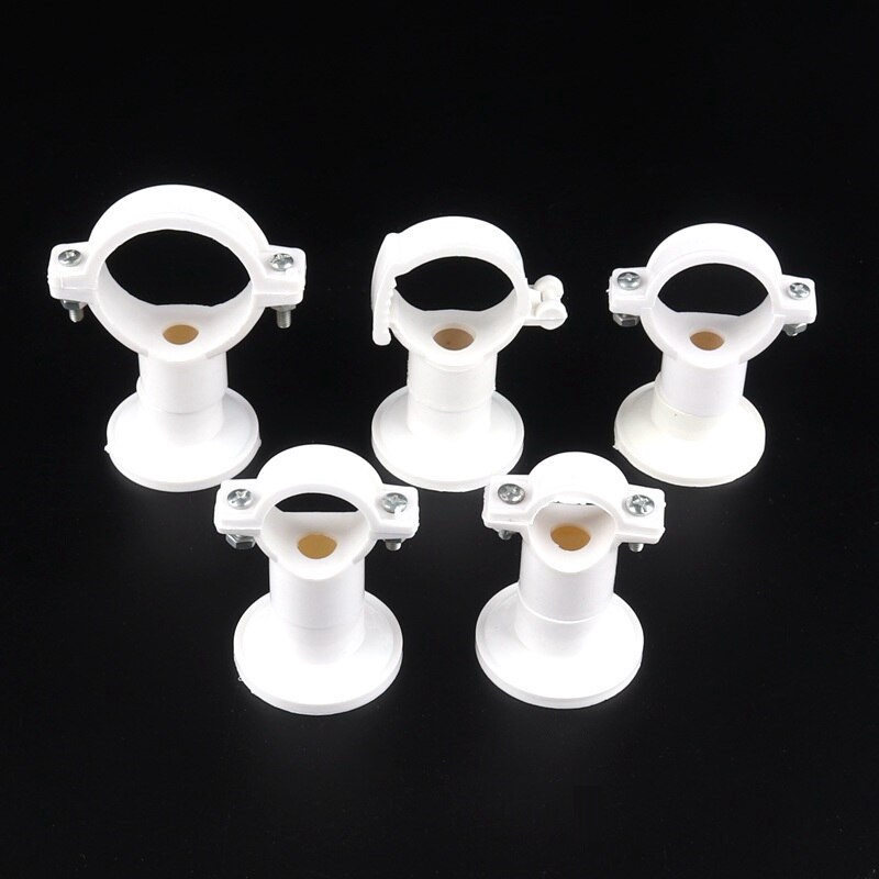 5pcs 20/25/32/40mm PVC Water Pipe Clamp Garden Irrigation Water Supply