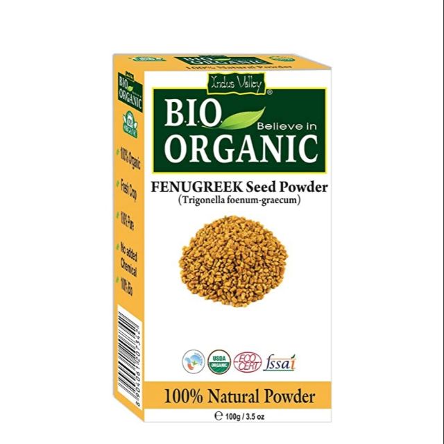 Indus Valley Bio Organic Fenugreek Methi Powder100 Grams Shopee Malaysia