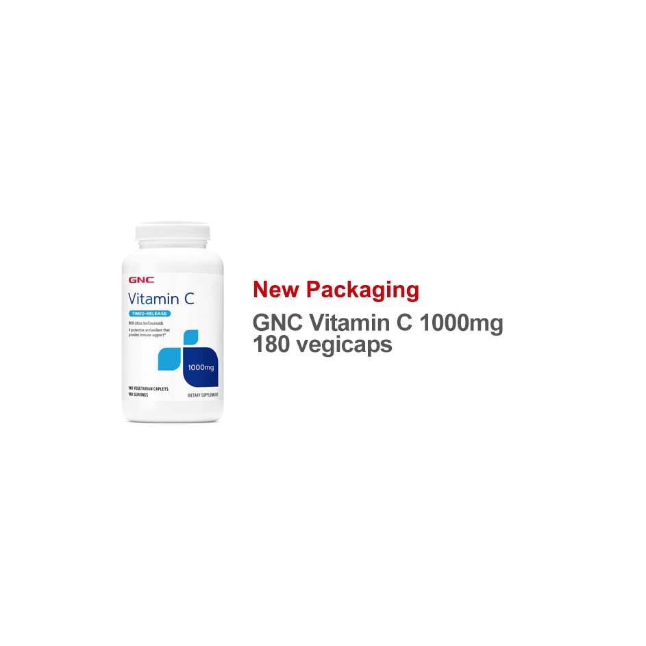 Gnc Vitamin C 1000 Timed Release Tablets Shopee Malaysia