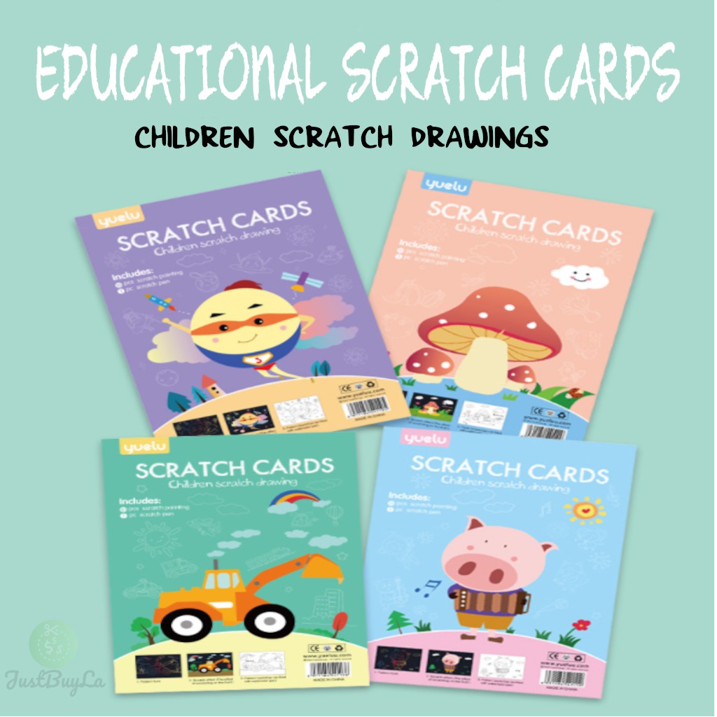 Scratch Art Scratch Book Scratch Painting Colouring Book For Kids And
