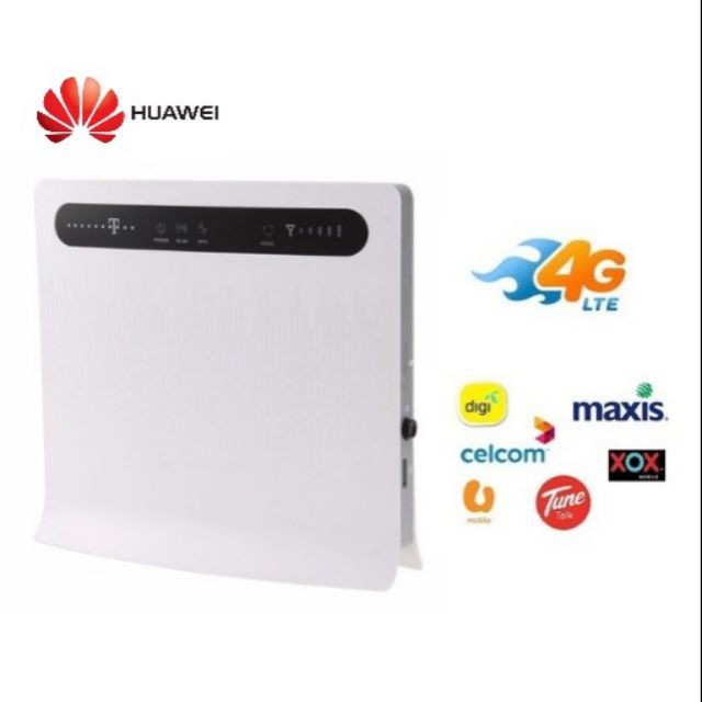 Huawei B593 4g Lte Sim Card Wifi Router Modem B593s 12 Shopee