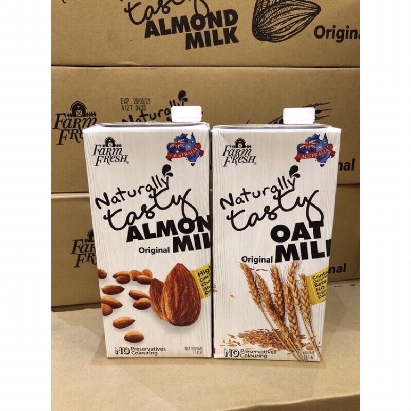 Buy Farm Fresh Almond Milk Oat Milk 1 Liter Seetracker Malaysia