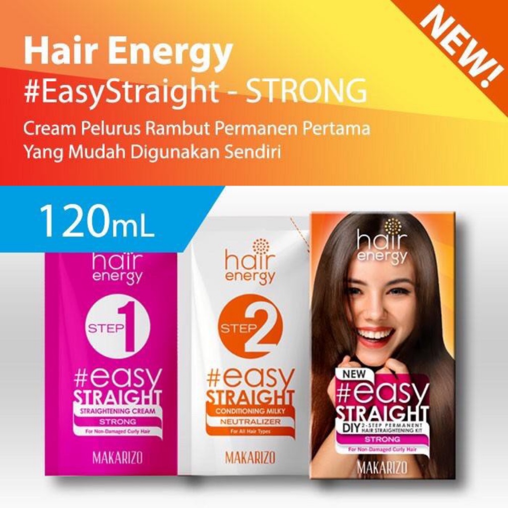 Makarizo Hair Energy Easy Straight Diy 2 Step 120g | Shopee Malaysia