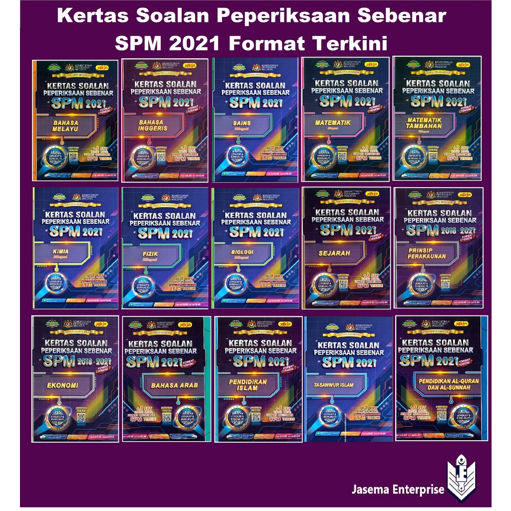 Kertas Soalan Peperiksaan Sebenar 2022 SPM (2021 Format Terkini
