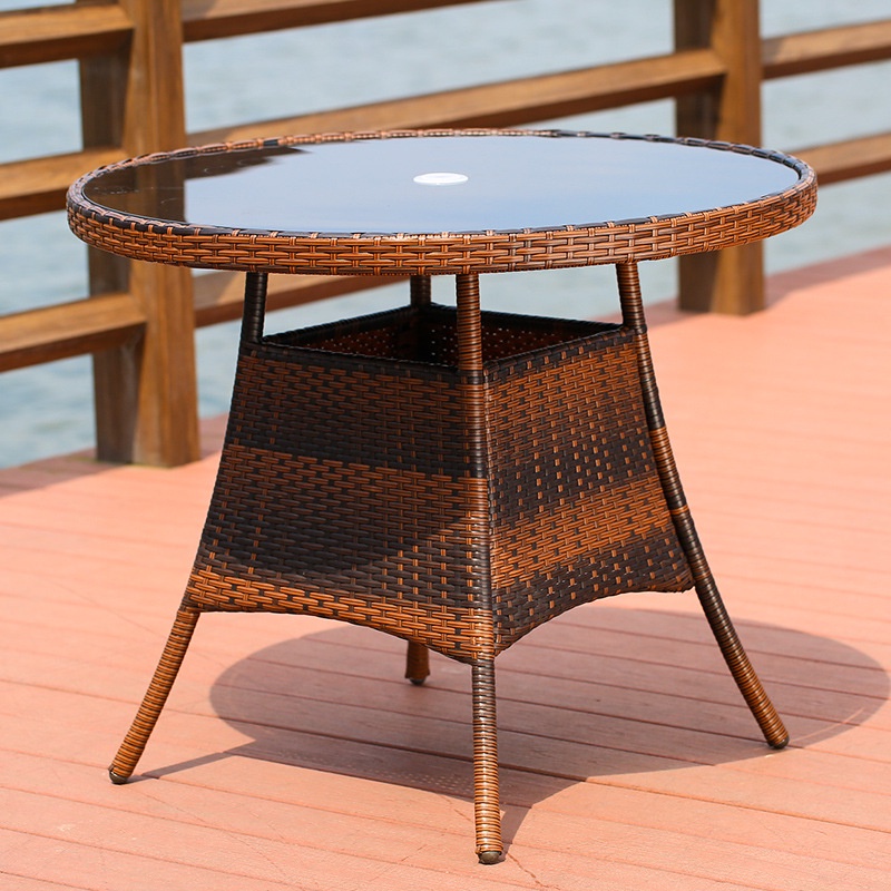 Outdoor Furniture Patio Coffee Table, Weather Resistant Outdoor Large
