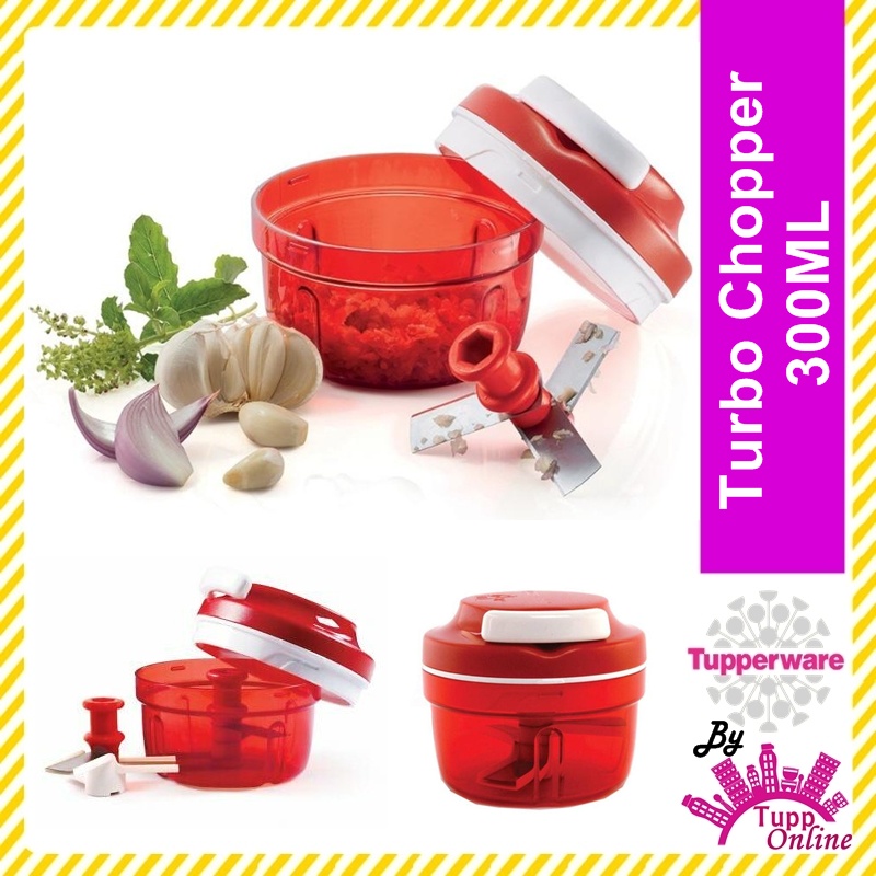 Original TUPPERWARE Turbo Chopper 300ml [ Ready Stock ]