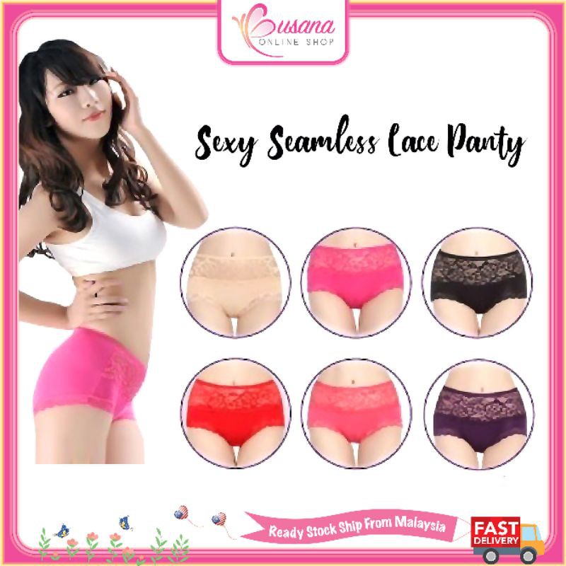 Women Girls Sexy Seamless Lace Panty Lingerie Underwear Briefs