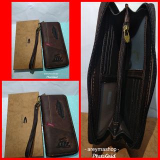 Dompet Kulit Panjang berzip Leather cow pure Wallet Long 