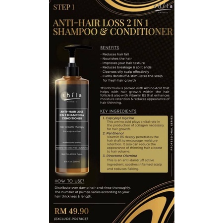 hair care set shila | Shopee Malaysia