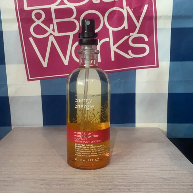 bath and body works orange ginger body spray