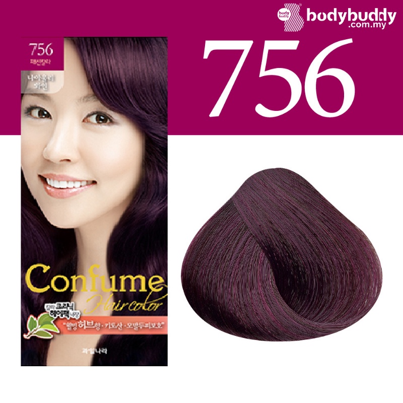 (Buy 1 Free 1) BConfume 756 Hair Color Hair Dye Treatment Cream Niaouli
