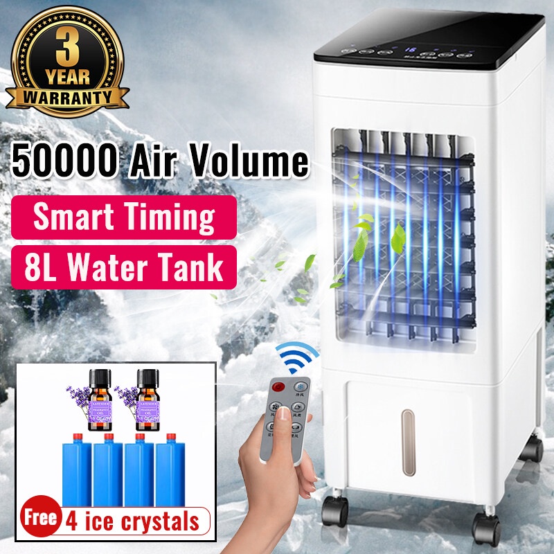 Home 8L portable aircond/ Air Cooler Ice Crystal Refrigeration Fast Cooling Air Conditioning