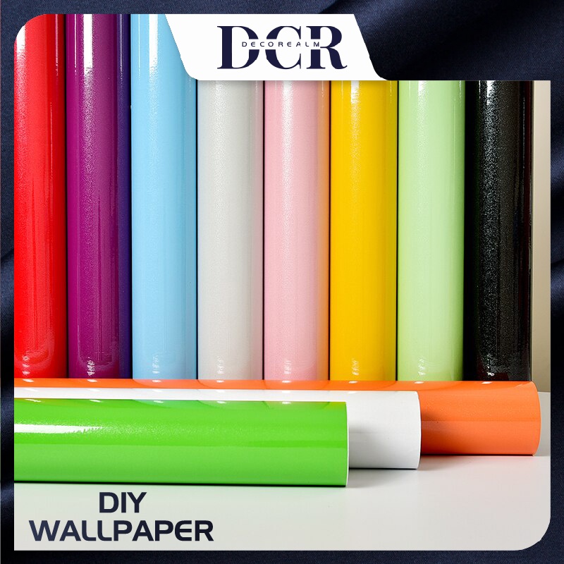 DCR 60CM x 5M Metallic Colour Waterproof Kabinet Perabot Film Wallpaper/Furniture Sticker/Cabinet Sticker Almari Sticker