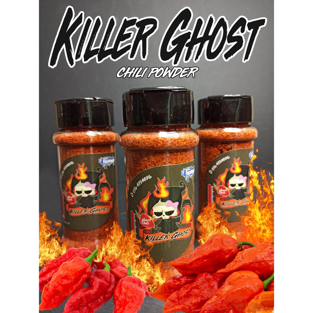 Extreme Spicy Devil Bhut Jolokia Chili Powder Shopee Malaysia