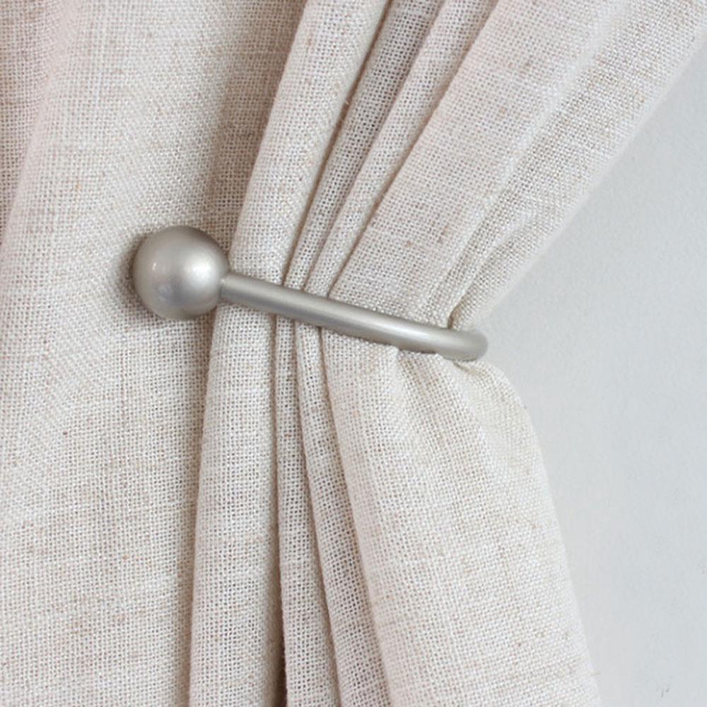 Hot Modern Metal Curtain Tie Back Hook Hold Backs Ball End