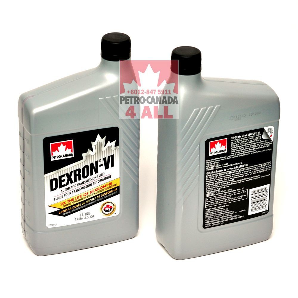 PETRO-CANADA DEXRON-VI Automatic Transmission Fluid ATF (1 liter per ...