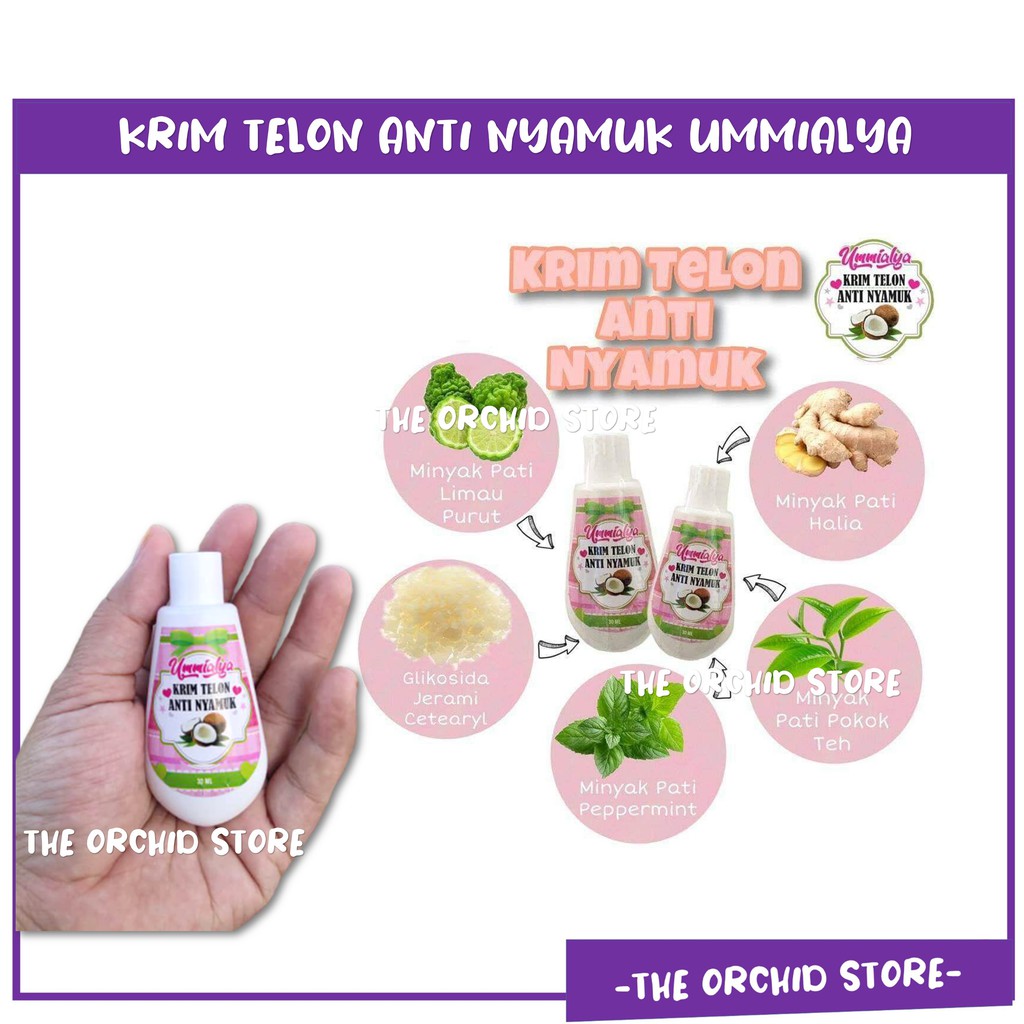  KRIM  TELON BAYI ANTI  NYAMUK  BY UMMIALYA 30ML Shopee Malaysia