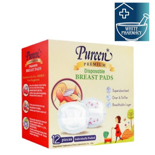 Pureen Disposable Breast Pads 12s