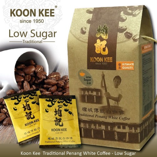 Koon Kee 均记 Low Sugar Traditional Penang White Coffee 低糖 槟城 传统 白咖啡 咖啡粉 instant coffee powder kopi segera kurang manis