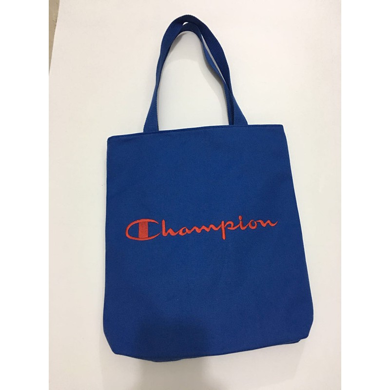 champion tote bag mens blue