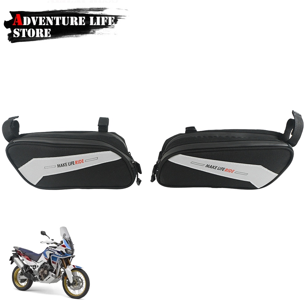 Motorcycle Saddle Bag Engine Guard Side Bags Tail Bag ToolBag Bumper