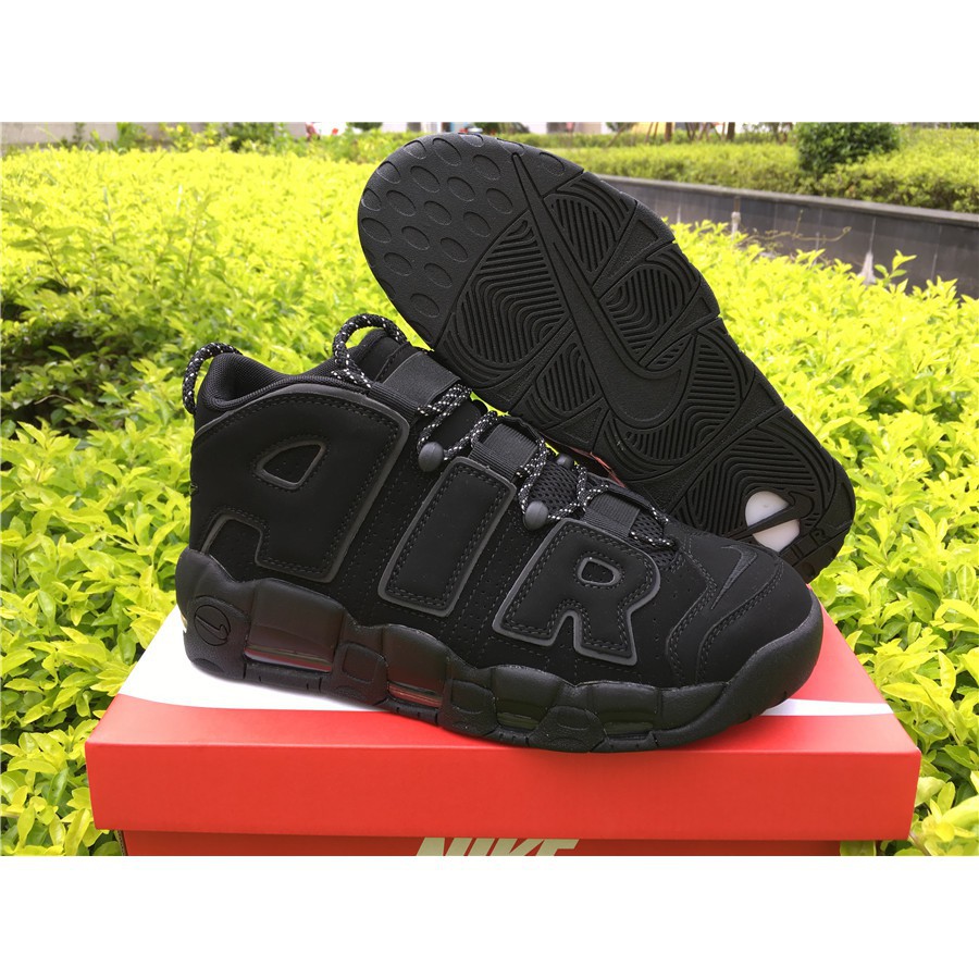 nike air uptempo triple black