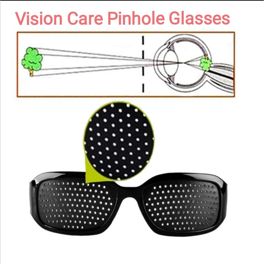 Kids Pin Hole Glasses Eye Training Eyesight Improvement Anti Myopic