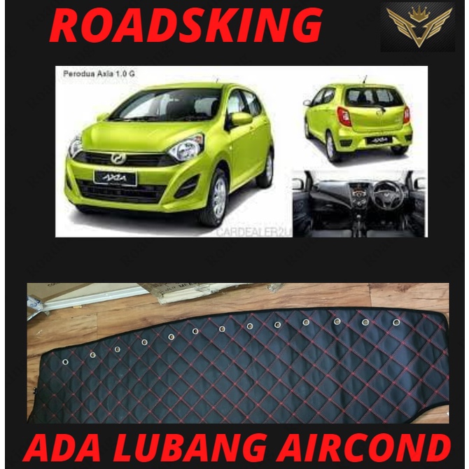 Perodua Axia Dash Board Cover Dad Diamond Ada Lubang Air Cond Shopee Malaysia