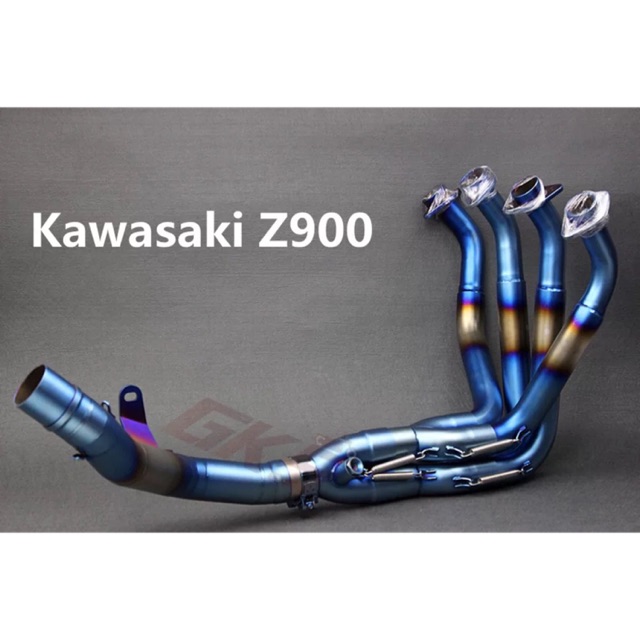 Kawasaki Z900 full system exhaust stainless colour Shopee