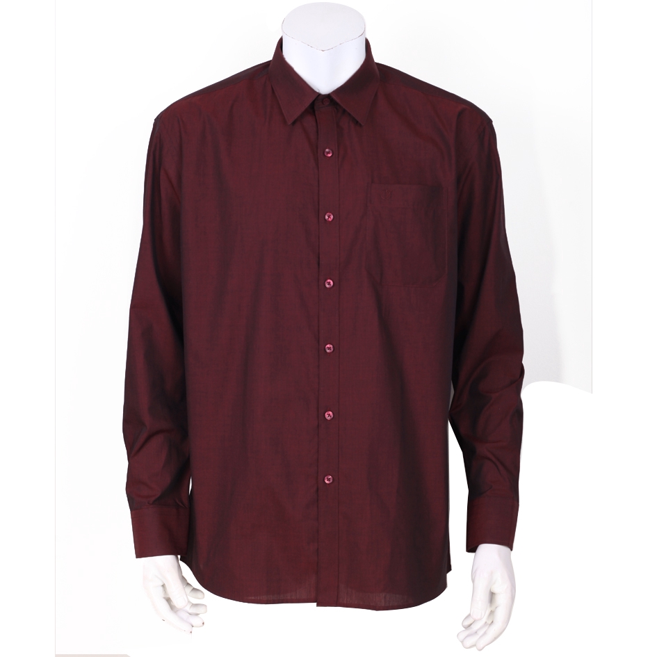 maroon business shirt