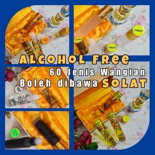 (6 Botol RM15) MINYAK ATTAR  / PERFUME TANPA ALKOHOL / ATAR MINYAK WANGI TANPA ALKOHOL