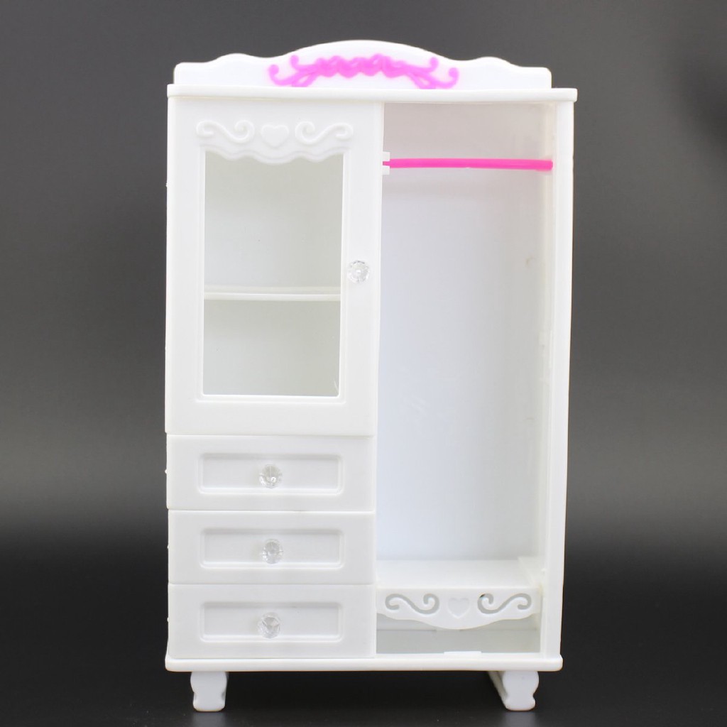 New Arrival Miniature Wardrobe Furniture Plastic Diy Doll House