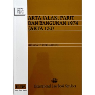Akta Jalan Parit Dan Bangunan 1974 Akta 133 Hingga 1hb Februari 2021 Shopee Malaysia