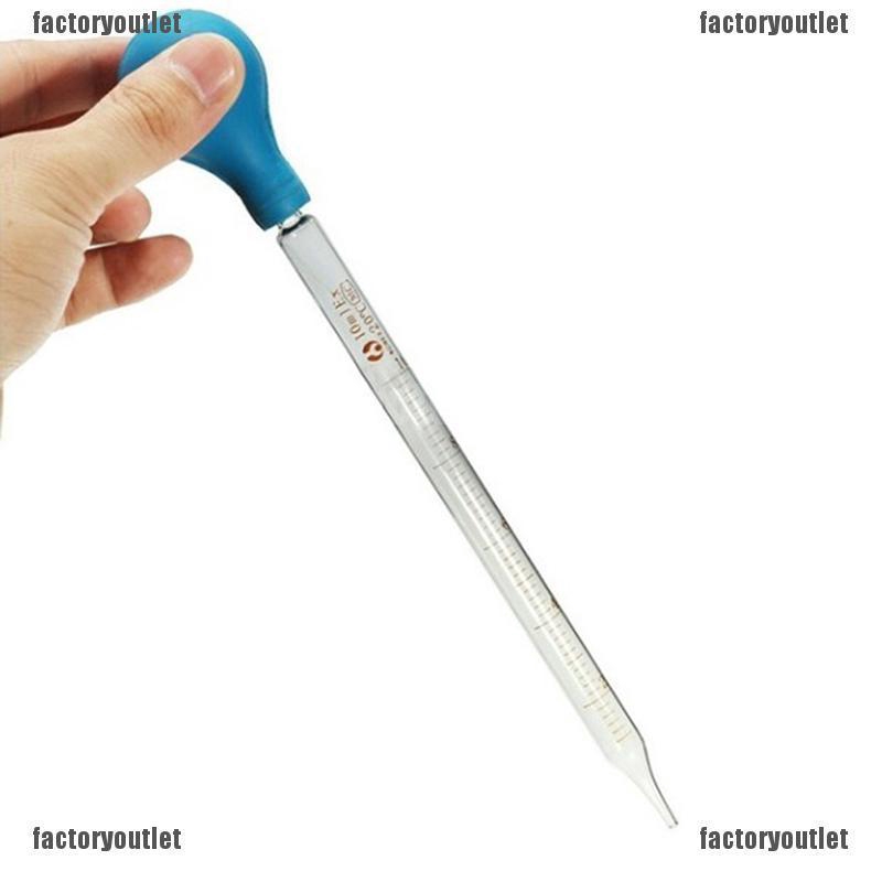 FOMY 1Pc 10Ml Rubber Head Dropper Glass Pipette Lab Dropper Pipet With Scale Shopee Malaysia