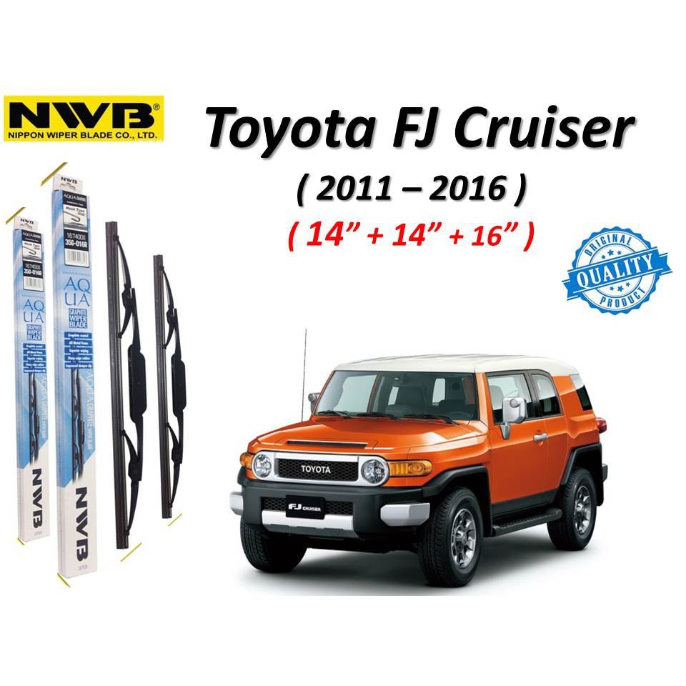 NWB Aqua Graphite Wiper For Toyota FJ Cruiser ( 2011 2016 ) Shopee Malaysia