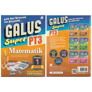 【READY STOCK】Sasbadi: Galus Super PT3 Matematik Sains 