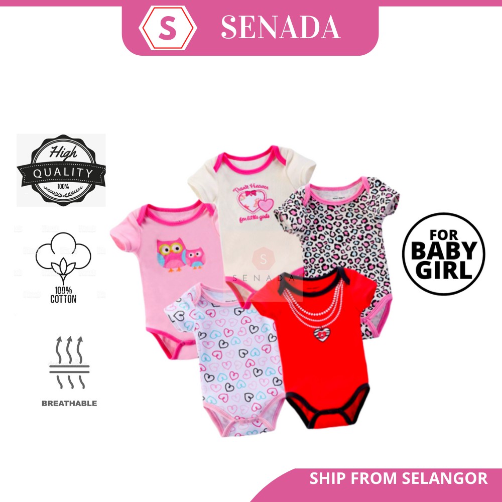  CARTER S  5 pcs Baby Romper Set  Girl Boy RANDOM DESIGN 