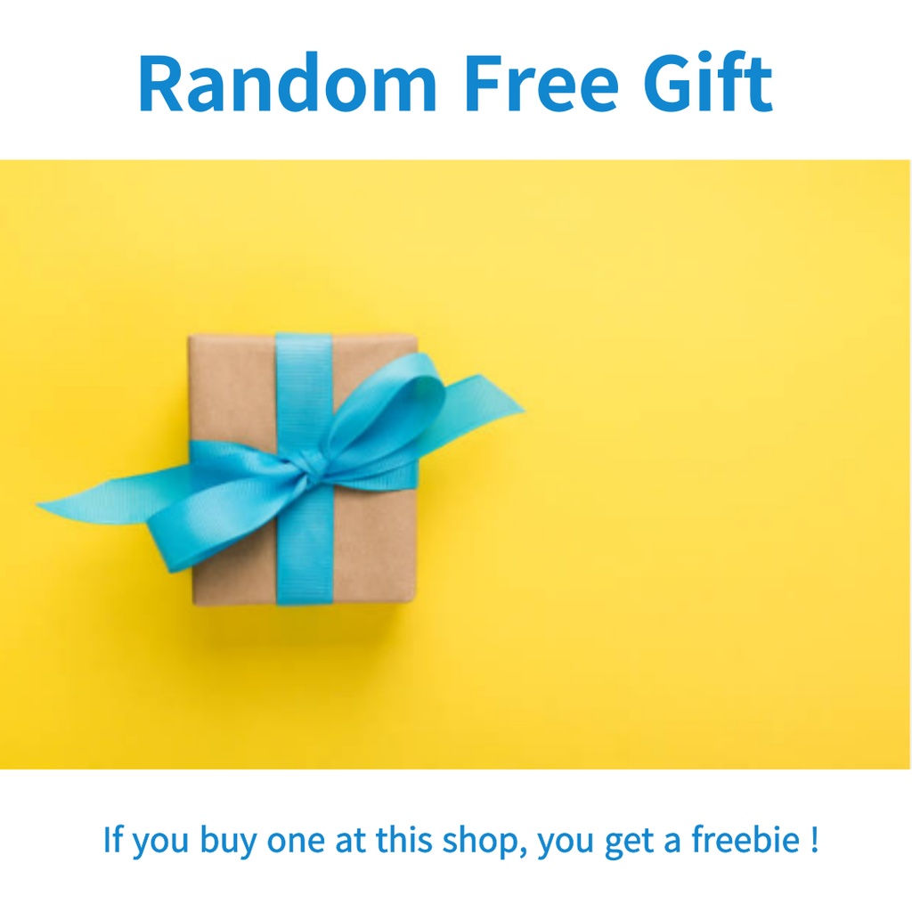 + Free Gift (If You Buy One At This Shop, You Get A Freebie) | Shopee ...