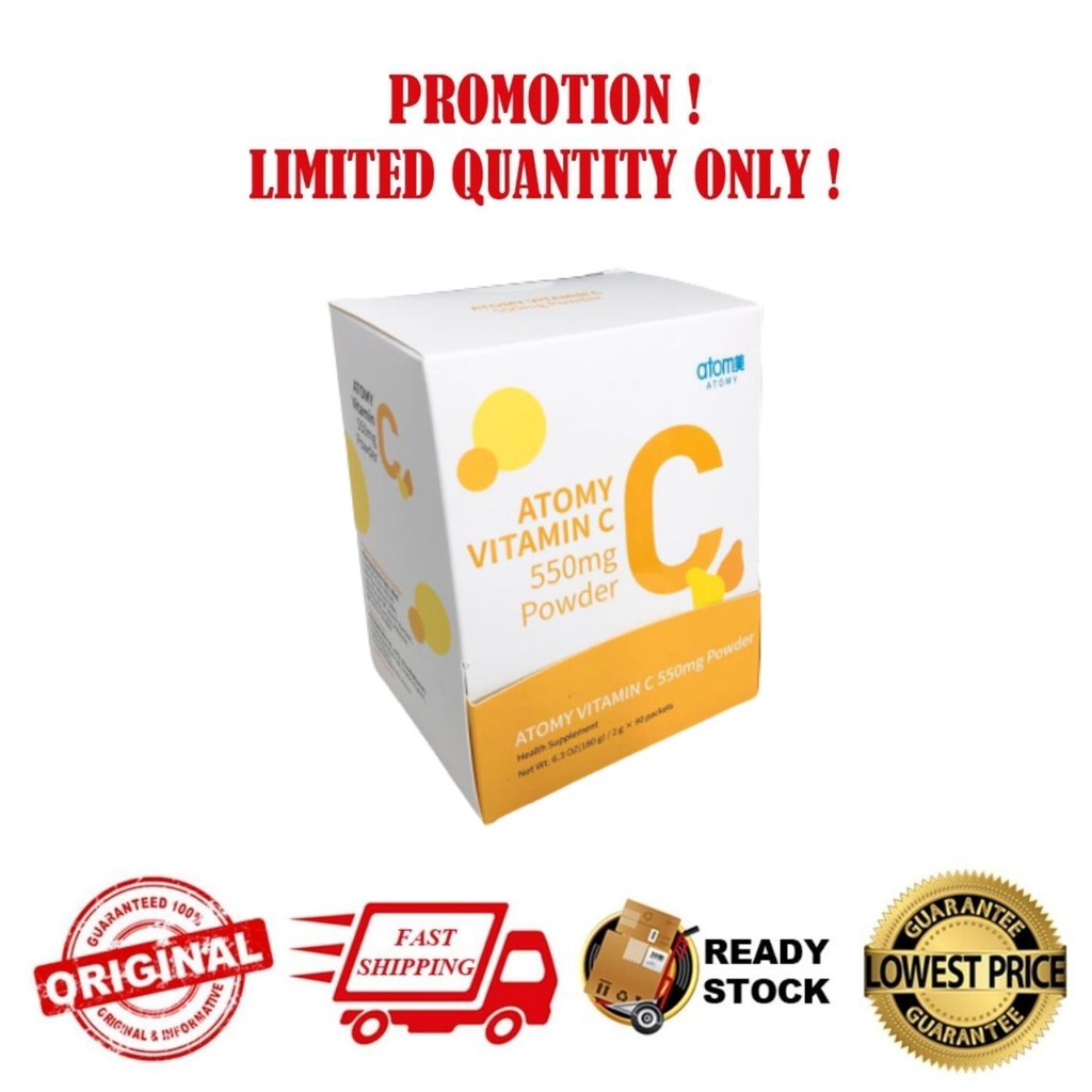 Free Gift Atomy Color Food Vitamin C 550mg 2g X 90packets Ready Stock Shopee Malaysia