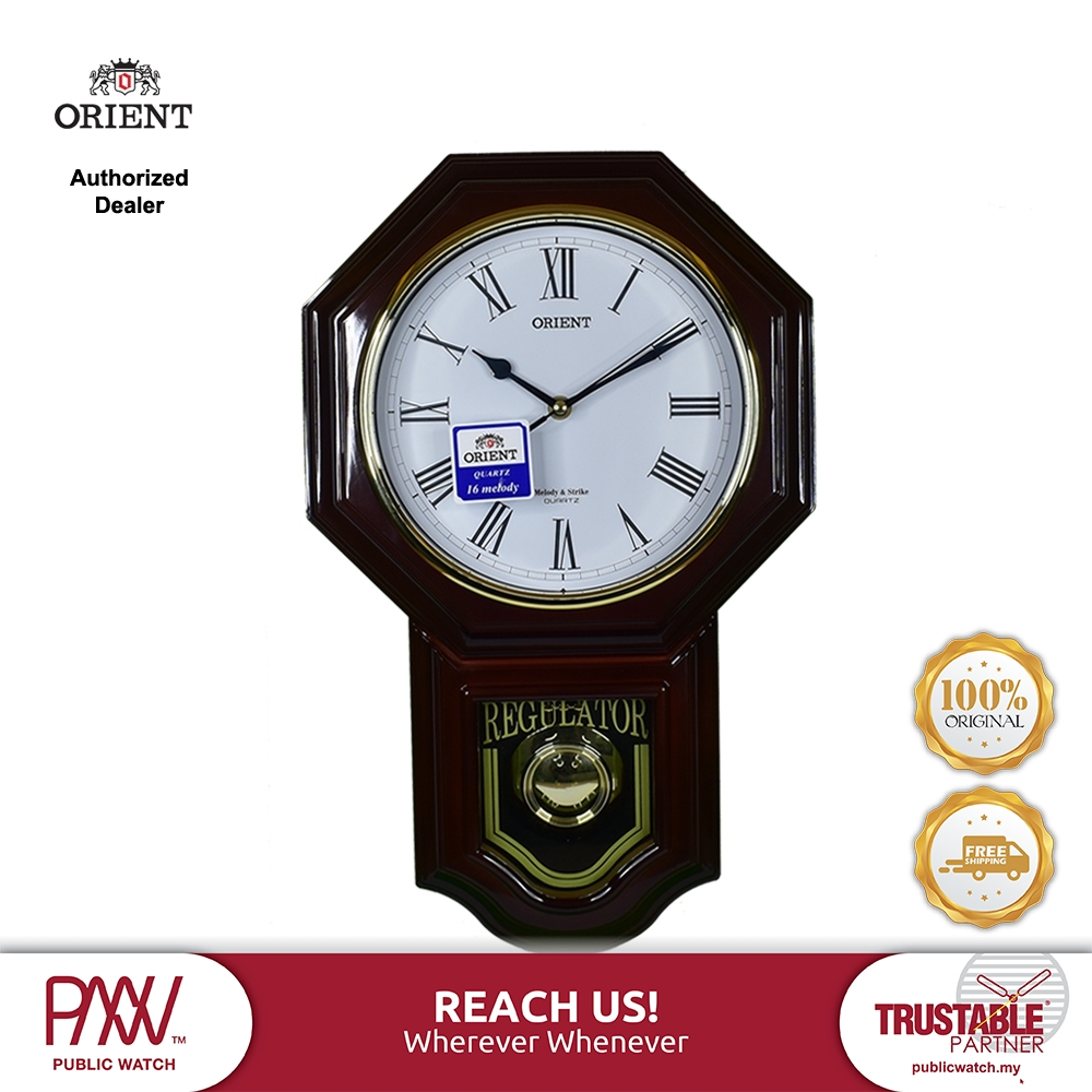 Orient Oe007 Wall Clock 100 Original New Shopee Malaysia