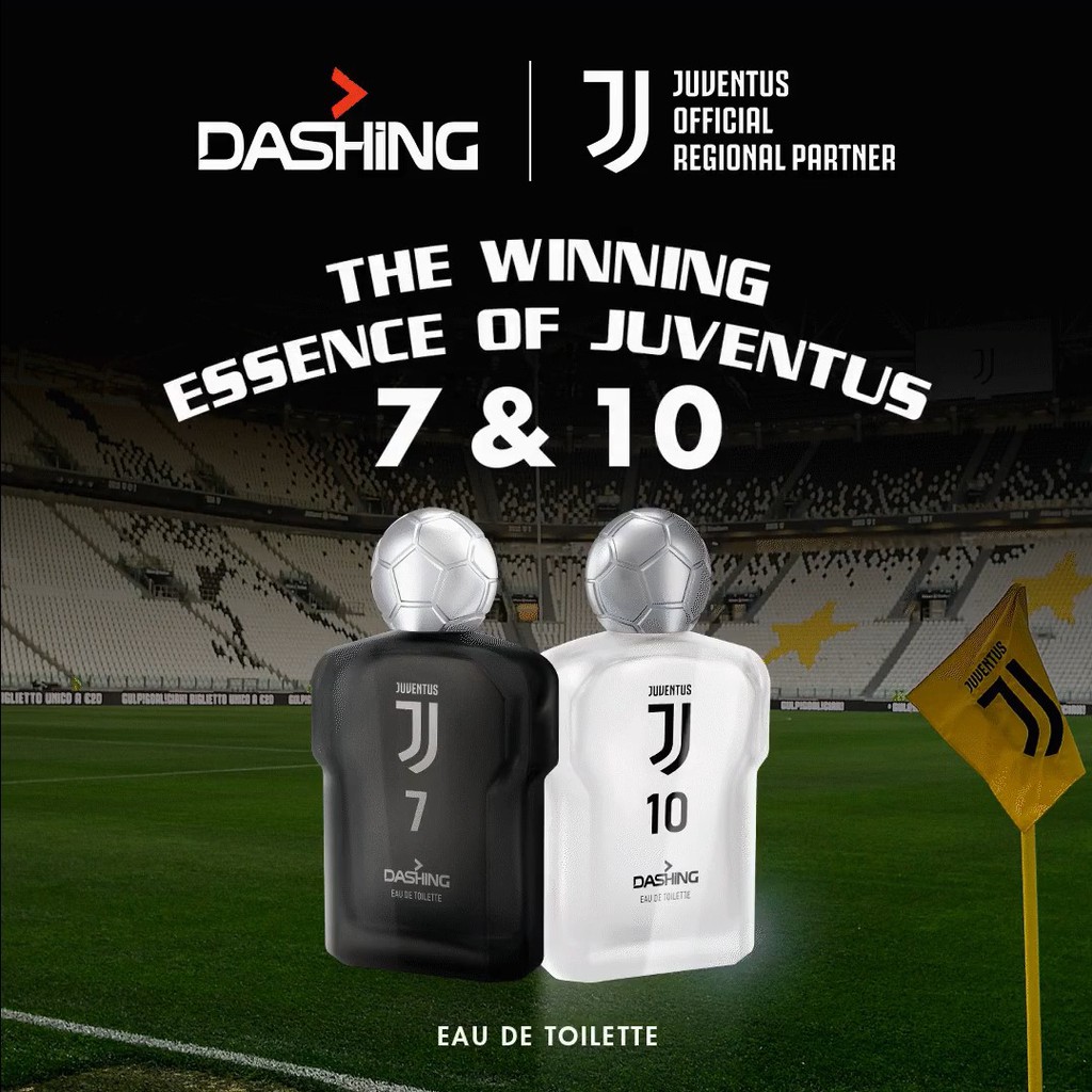 Dashing Juventus Eau De Toilett Edt Football Deodorant Perfume Parfume Minyak Wangi Lelaki Men Gift Man Masculine Sport