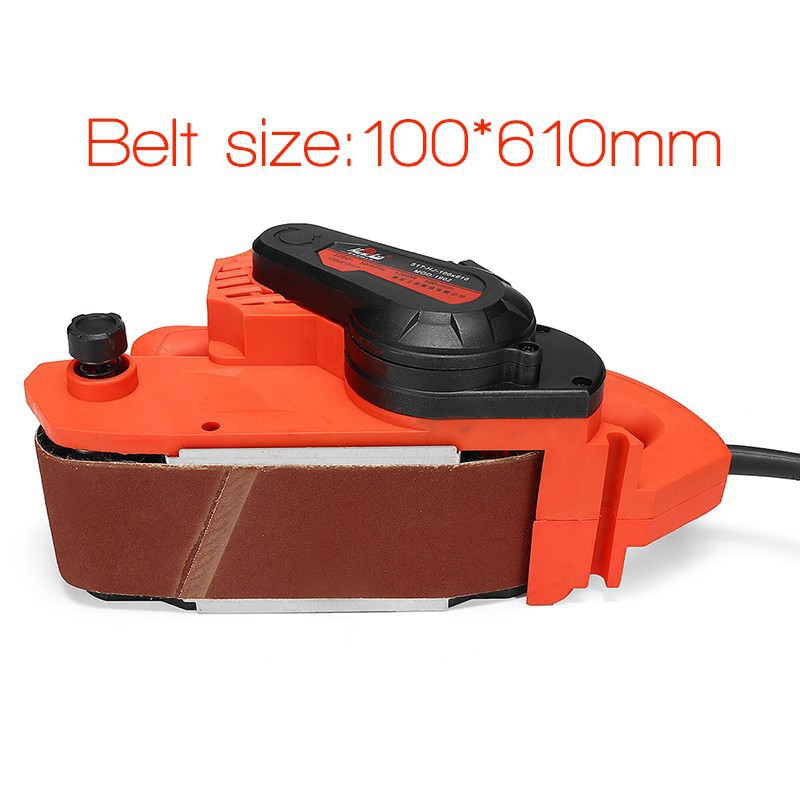 【HL NEW】1200W Belt Sander Disc Grinder Table Top Sanding Machine w