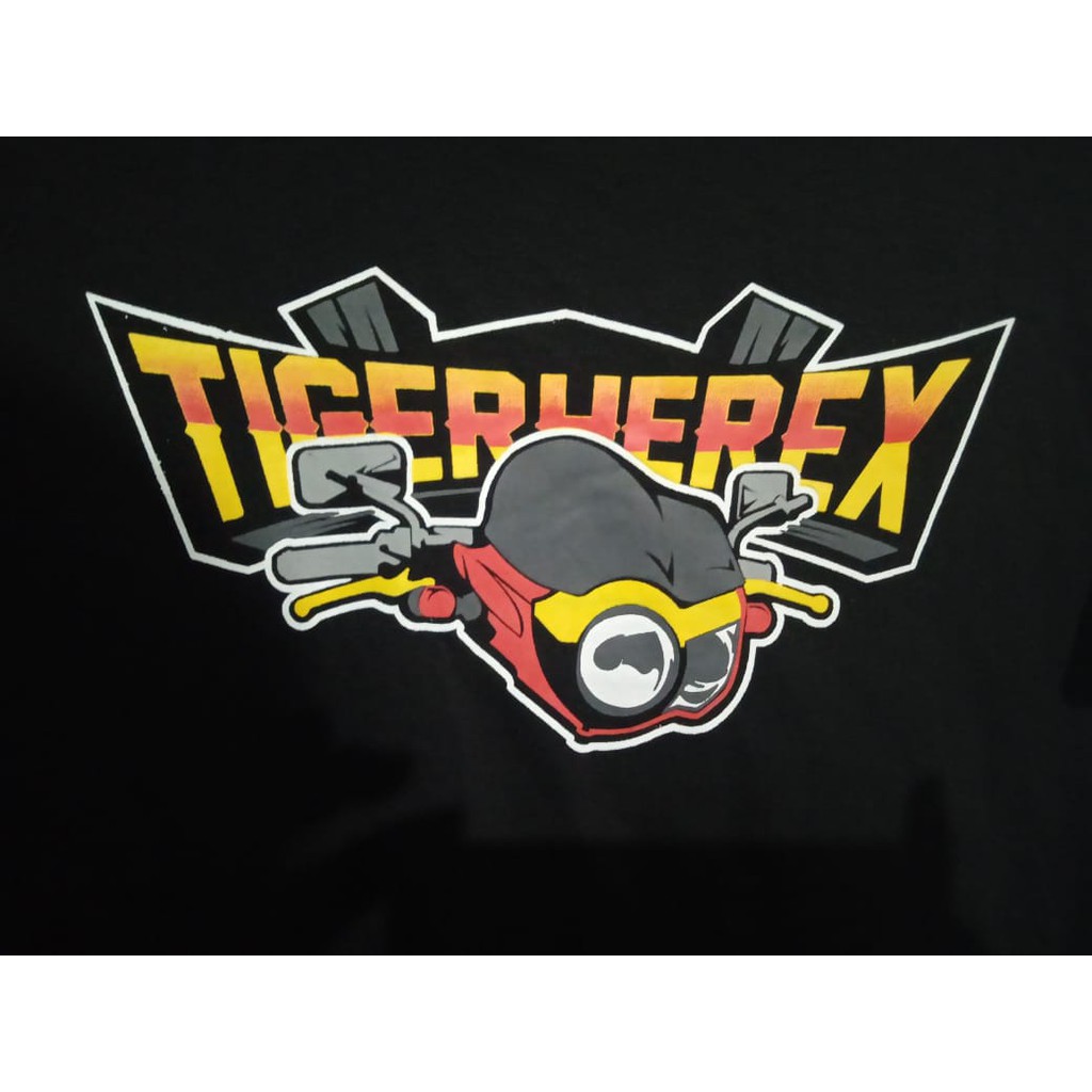 Honda Tiger Herex 1200m Black Gasspoll Motorcycle T Shirt Shopee Malaysia