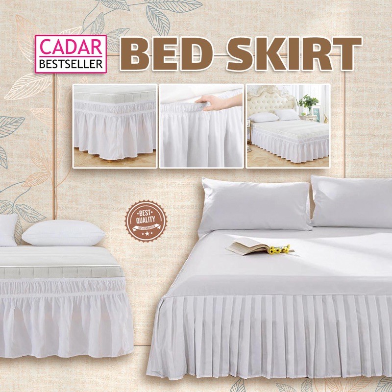Ready Stock Bed Skirt Single Queen, Best King Size Bed Skirt