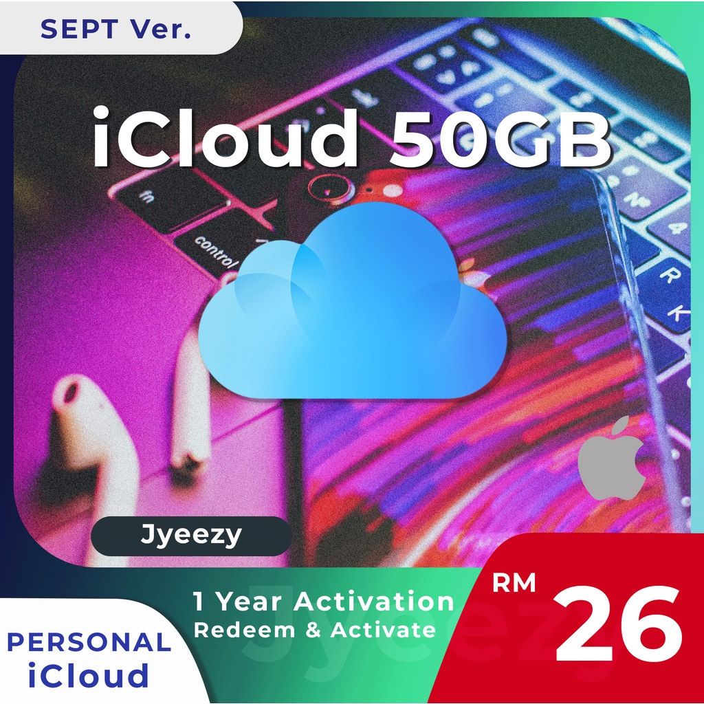 Original Apple Icloud 50gb One Year Never Subscribe To Any Plan Shopee Malaysia