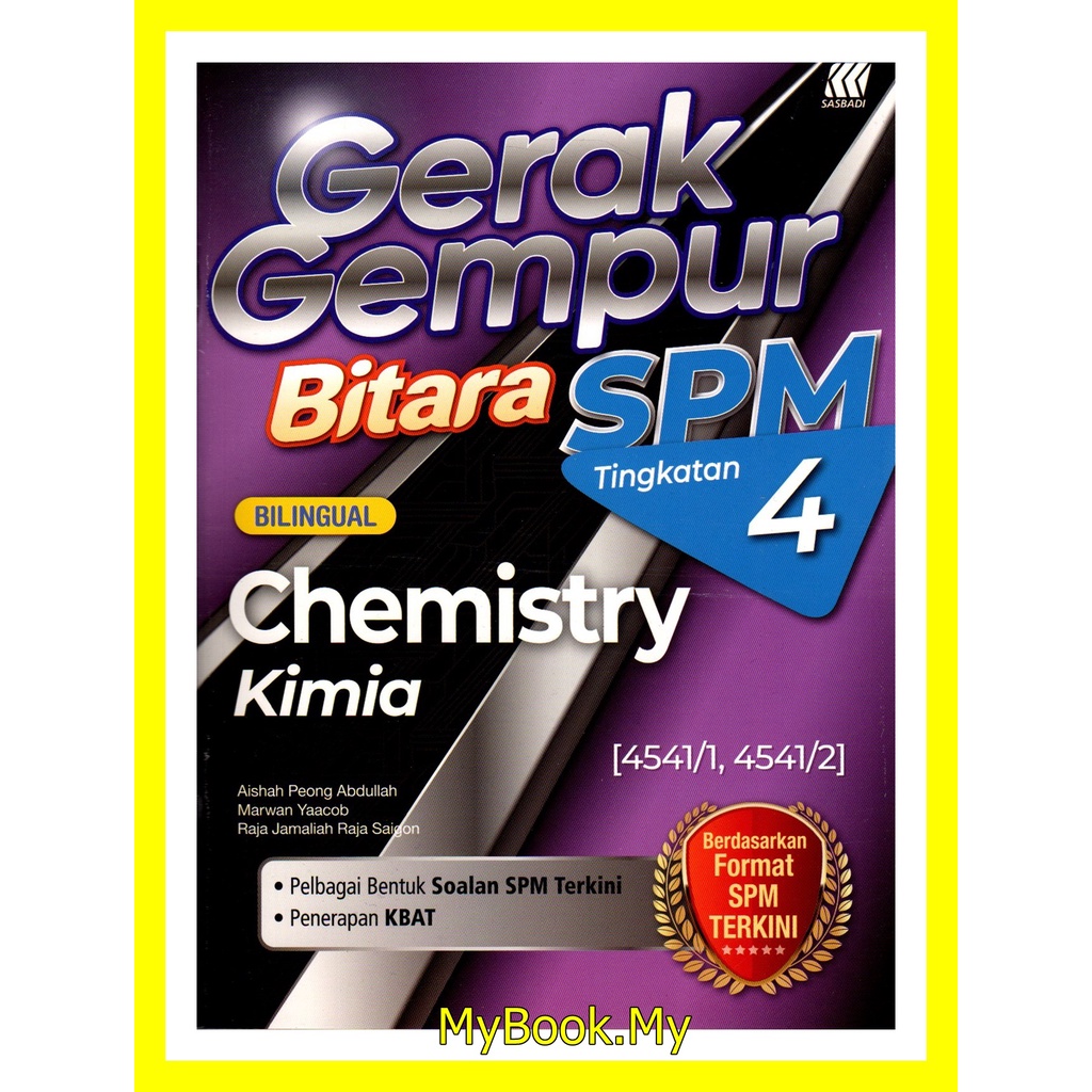 MyB Buku Latihan : Gerak Gempur SPM Tingkatan 4 KSSM - Chemistry/Kimia ...