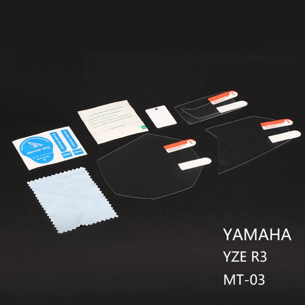 ✔READY STOCK✔ YAMAHA R25 R3 MT-03 2015-2018 METER SCREEN PROTECTOR METER TINTED INSTRUMENT PROTECTION FILM TINTED METER